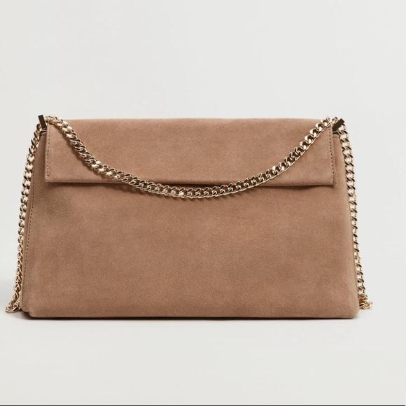 Mango Handbags - Mango Chain Leather Bag